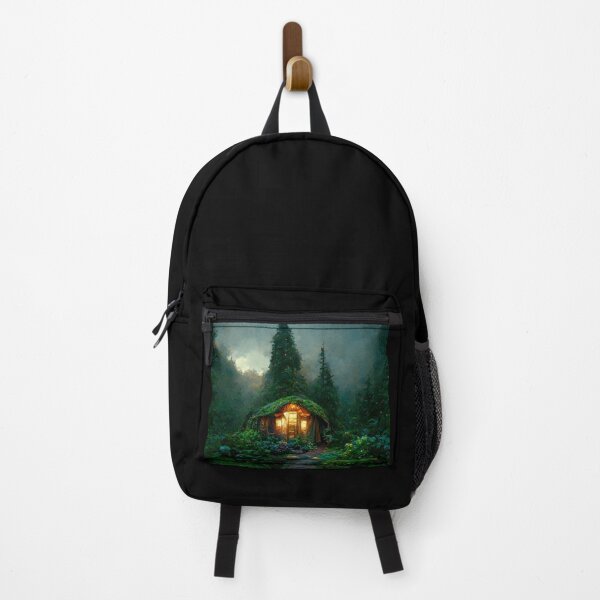Item preview, Forest cabin with fairytale magic - Fantasy dream designed and sold by Monkyra.