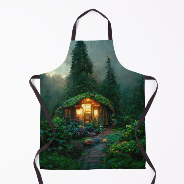 Item preview, Forest cabin with fairytale magic - Fantasy dream designed and sold by Monkyra.