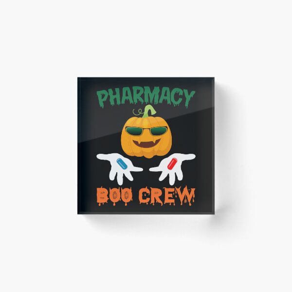 Item preview, Pharmacy Boo Crew Funny Pumpkin Pharmacist Halloween Puns designed and sold by HoldwestShopNow.