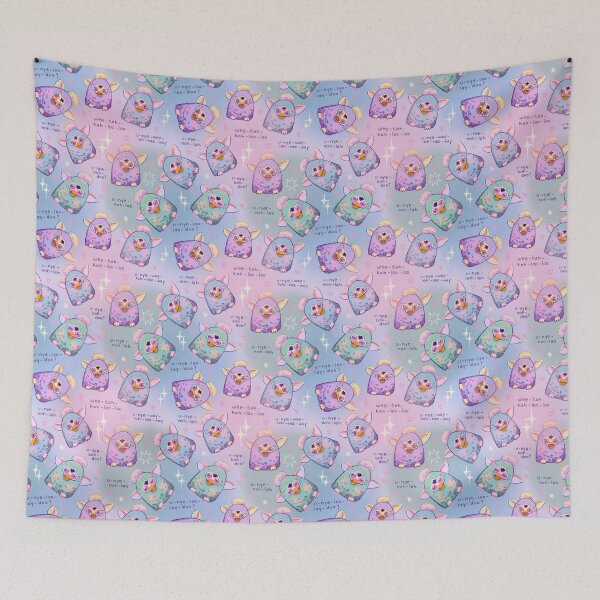 Item preview, Furby pattern designed and sold by Hippie Hooray.