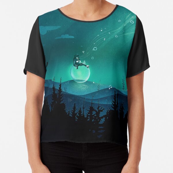 Comfortably Numb Chiffon Top