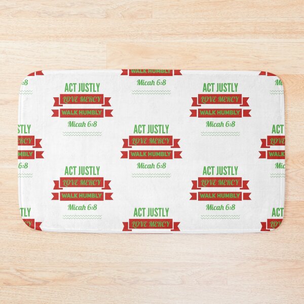 Item preview, Justly, Love Mercy, Walk Humbly Micah 6:8 designed and sold by onlyscriptures.