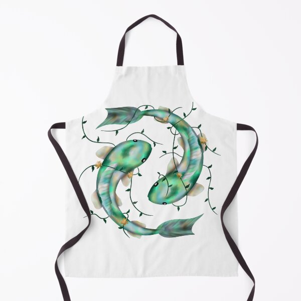 Item preview, two green fish designed and sold by octo-PS.
