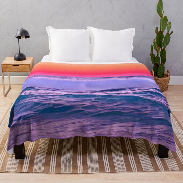 Item preview, blue ocean waves, yellow orange vibes, retro #20 designed and sold by supeart.