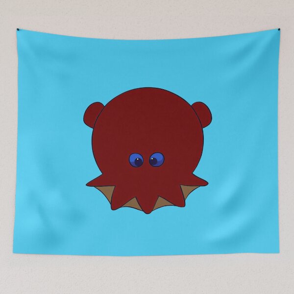 Item preview, A cartoonish round vampire squid VI designed and sold by BrachiaST.