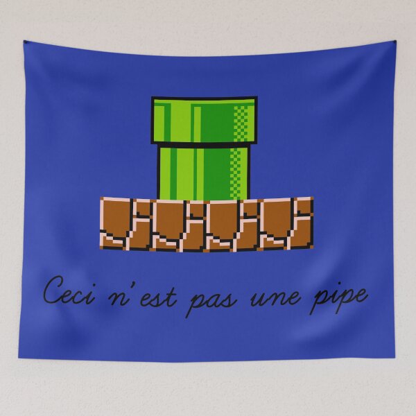 Item preview, CECI N'EST PAS UNE PIPE designed and sold by PIXLTEES.