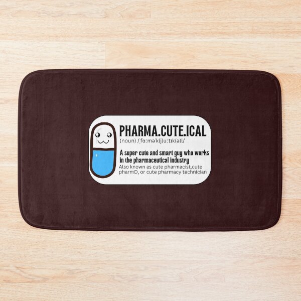 Item preview, pharma-cute-ical definition - cute guy working in a pharmacy - pharmacy student - pharmacist - pharm designed and sold by HoldwestShopNow.
