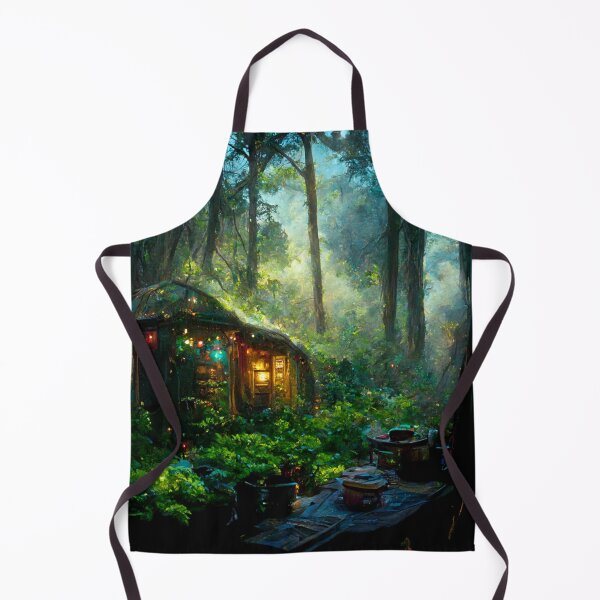 Item preview, Forest cabin with fairytale magic - Fantasy dream designed and sold by Monkyra.