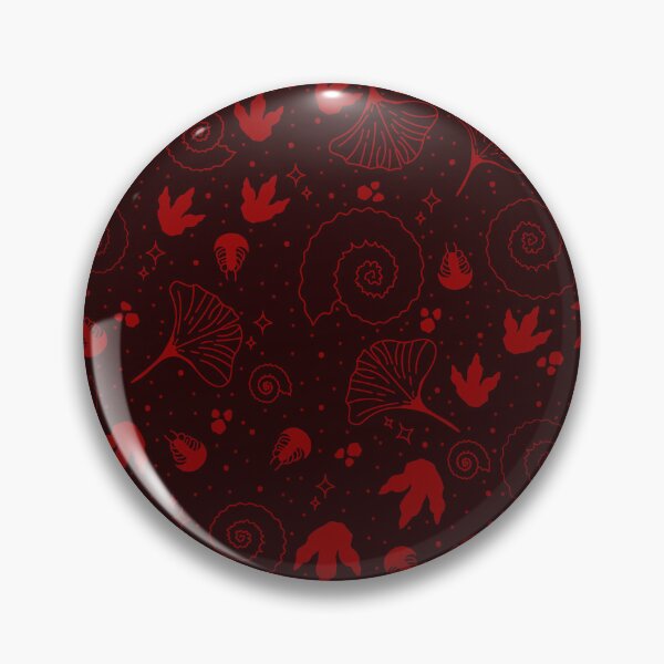 Item preview, Ammonite Fossil Pattern, Red VR | Footprints Ginkgo Trilobite Prehistoric | Paleoart Paleo Science History Nerd Geek Dinosaur Skeleton Subtle designed and sold by itsstrangetimes.