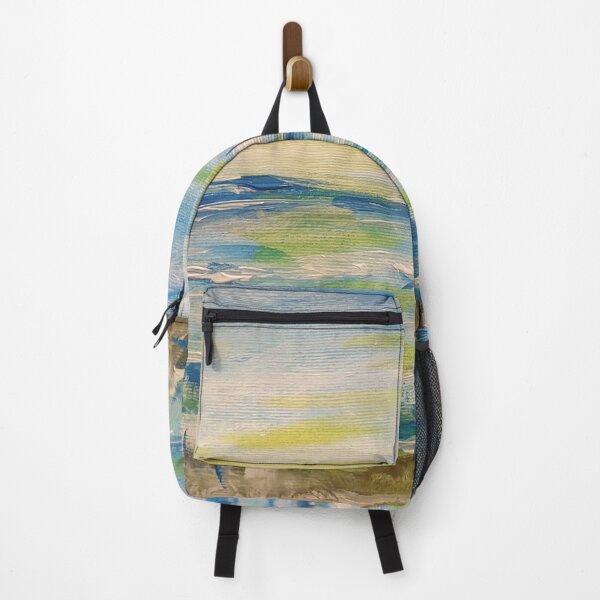 Item preview, Seaside seascape acrylic painting design designed and sold by WorldOfWendyArt.