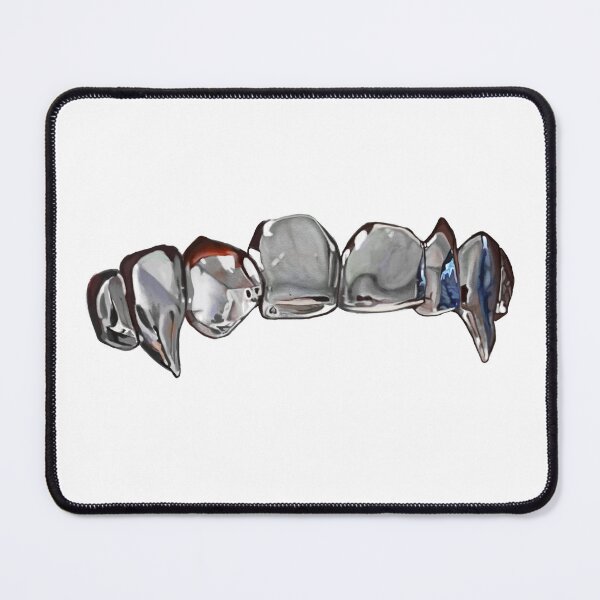 Item preview, Chrome Teeth Sticker / Tote design, chrome hearts and prada inspired designed and sold by joannzhang.