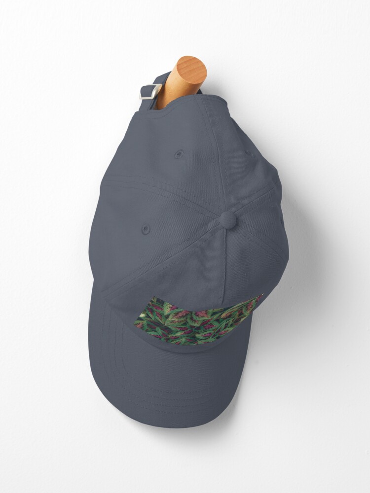 Alternate view of Purple and Green Plants Cap