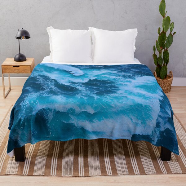 Item preview, blue ocean waves #130 designed and sold by supeart.