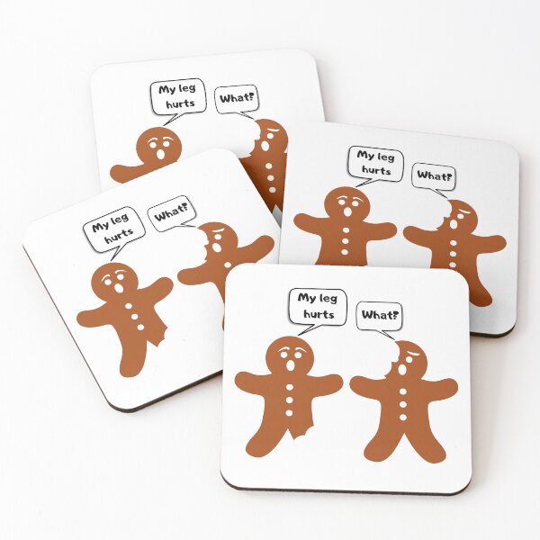 Item preview, Funny Gingerbread Man Christmas Cookies designed and sold by LordAudes.
