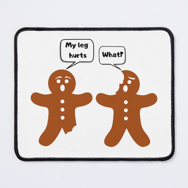 Item preview, Funny Gingerbread Man Christmas Cookies designed and sold by LordAudes.