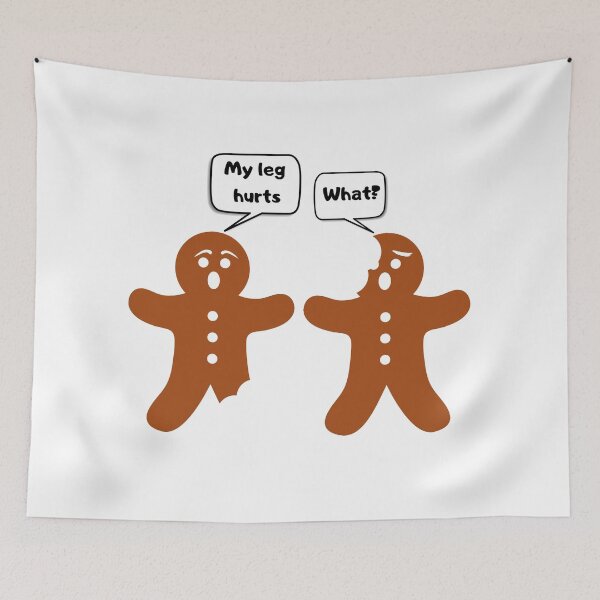Item preview, Funny Gingerbread Man Christmas Cookies designed and sold by LordAudes.