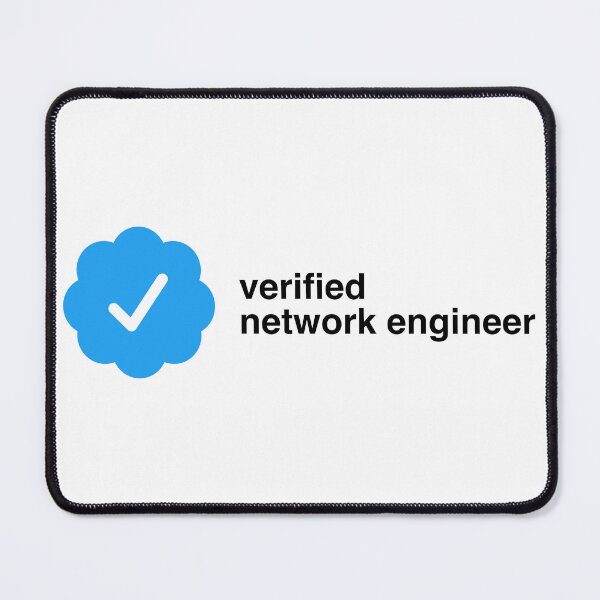 Item preview, Verified network engineer | certification checkmark designed and sold by CodingStore  ★★★★★.