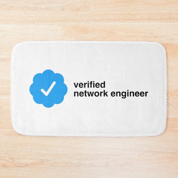 Item preview, Verified network engineer | certification checkmark designed and sold by CodingStore  ★★★★★.