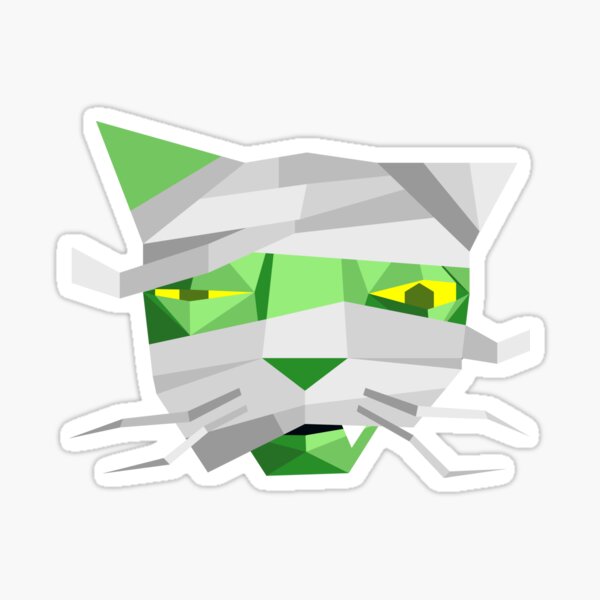 That Mummy Cat Face Sticker