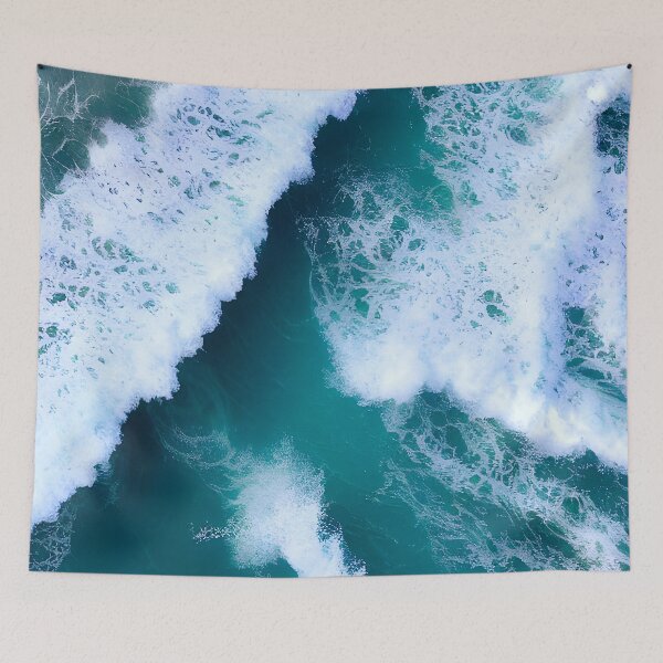Item preview, blue ocean waves #132 designed and sold by supeart.