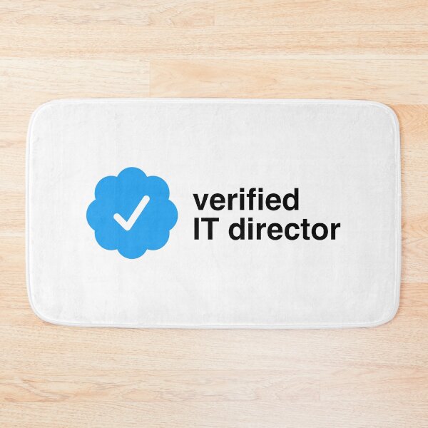 Item preview, Verified IT director | certification checkmark designed and sold by CodingStore  ★★★★★.