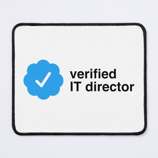 Item preview, Verified IT director | certification checkmark designed and sold by CodingStore  ★★★★★.