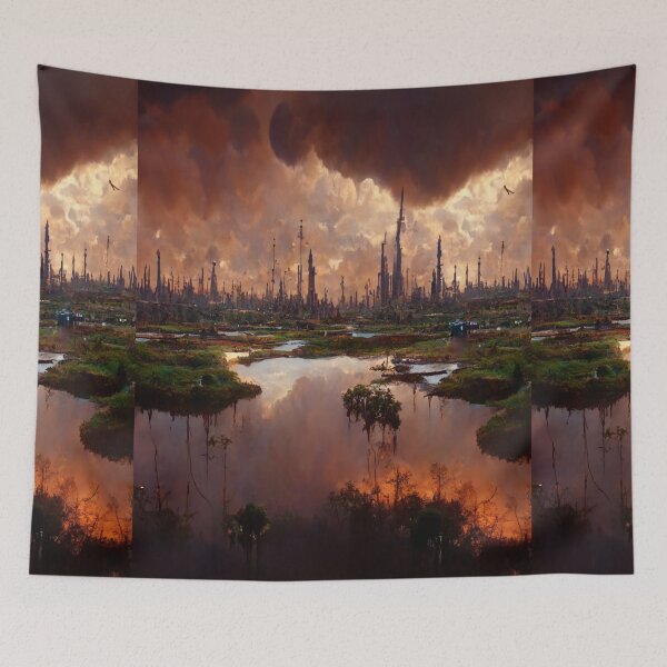 Item preview, Planet Warz - Swampafa - Aslofa River "Planet Jingofa" designed and sold by Brazz Official.