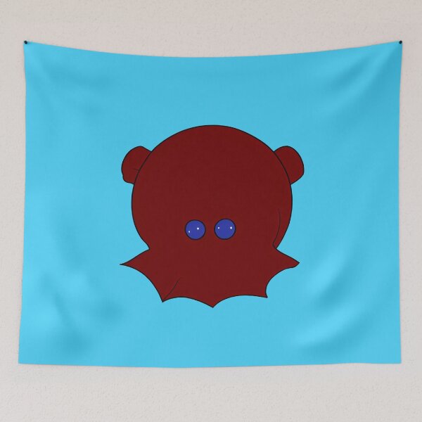 Item preview, A cartoonish round vampire squid with starry eyes I designed and sold by BrachiaST.