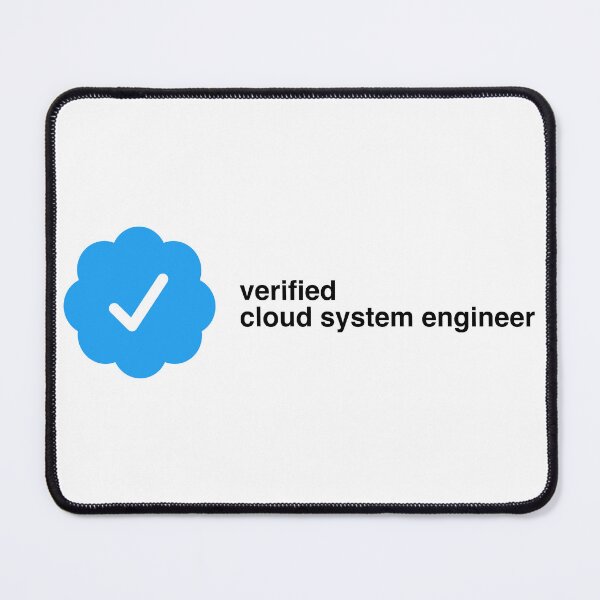 Item preview, Verified cloud system engineer | certification checkmark designed and sold by CodingStore  ★★★★★.