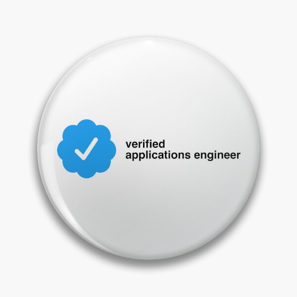 Item preview, Verified applications engineer | certification checkmark designed and sold by CodingStore  ★★★★★.