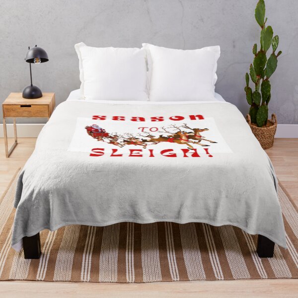 Item preview, Season to Sleigh! - Red Typography designed and sold by SBWorld.