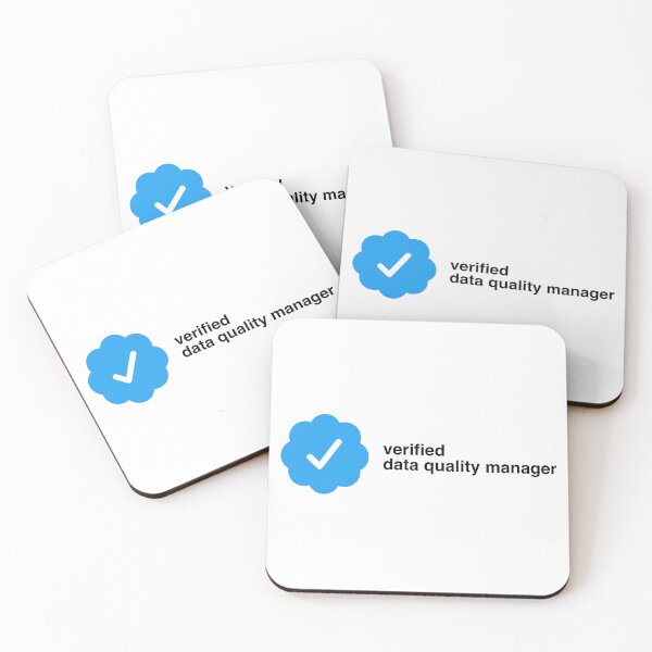 Item preview, Verified data quality manager | certification checkmark designed and sold by CodingStore  ★★★★★.