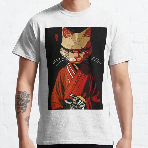 The Return of Samurai Kitty (no text) Classic T-Shirt
