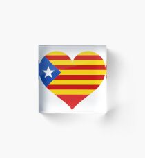 Catalonia Love Independence Acrylic Block