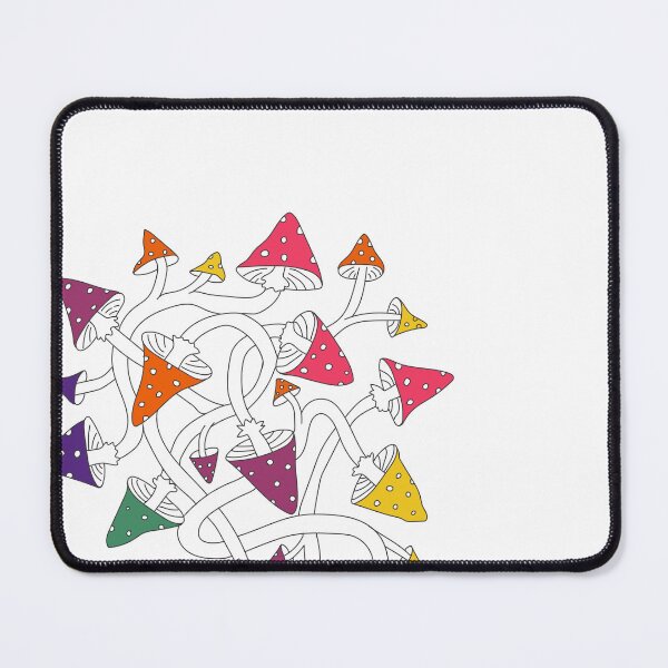 Item preview, Rainbow fly agarics designed and sold by Capictures.
