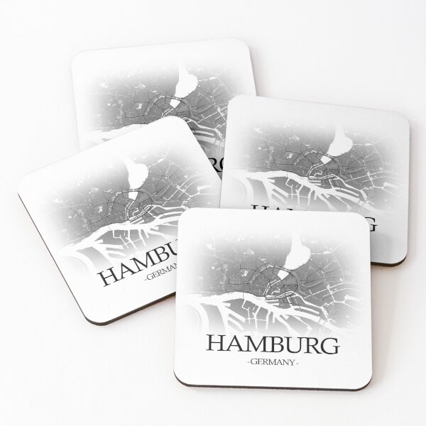 Item preview, Hamburg City Map Artwork designed and sold by SPAZE-Typo.