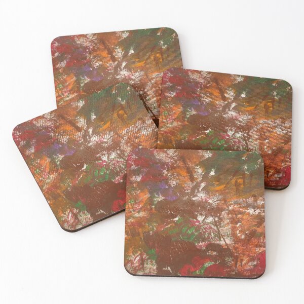 Item preview, Autumn leaves abstract art designed and sold by WorldOfWendyArt.