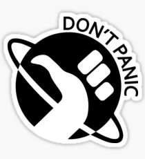 Don't Panic Sticker