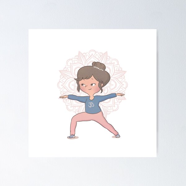 Item preview, Yoga Girl - Warrior Pose 2 designed and sold by Rita Cuppari.