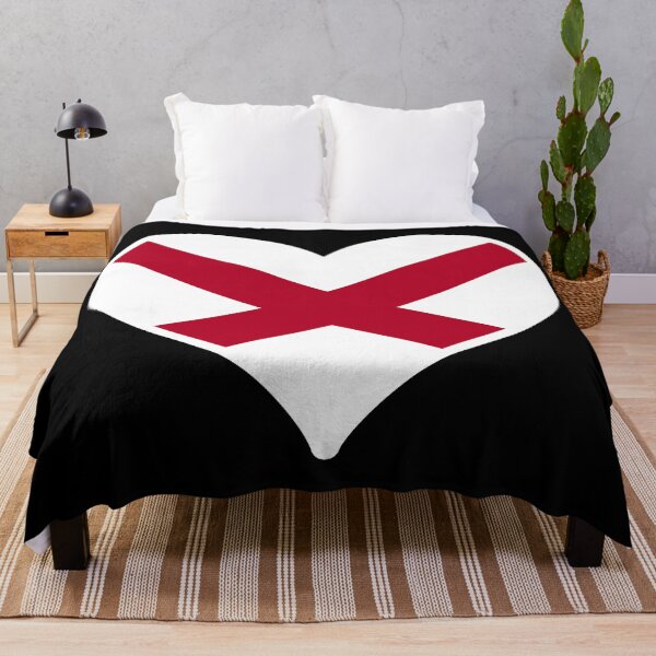 Item preview, Alabama US State Flag Heart designed and sold by PKHalford.