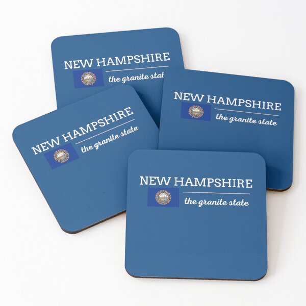 Item preview, NEW HAMPSHIRE State with Flag designed and sold by philevera.