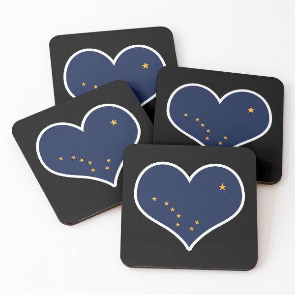 Item preview, Alaska US State Flag Heart designed and sold by PKHalford.