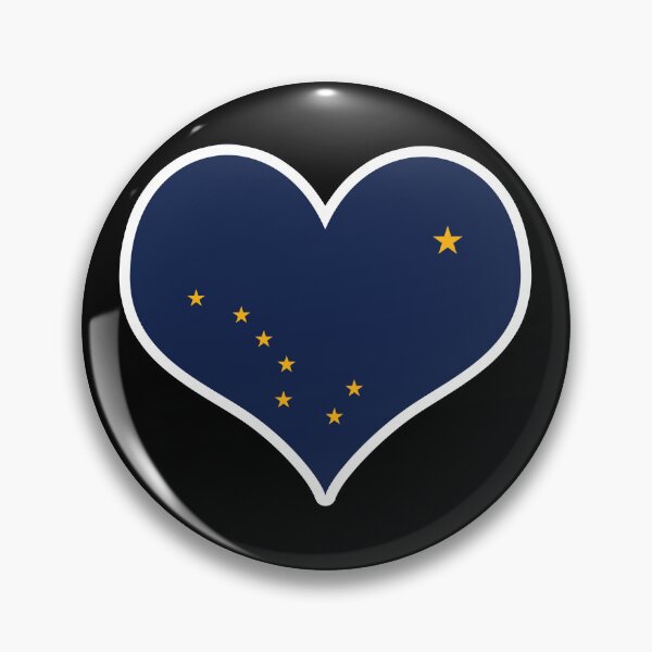 Item preview, Alaska US State Flag Heart designed and sold by PKHalford.