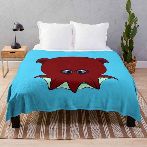 Item preview, A cartoonish round vampire squid, very unhappy :) designed and sold by BrachiaST.