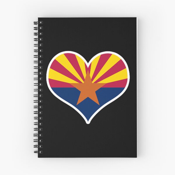 Item preview, Arizona US State Flag Heart designed and sold by PKHalford.
