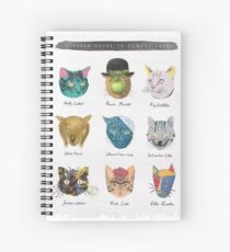Famous cats Spiral Notebook