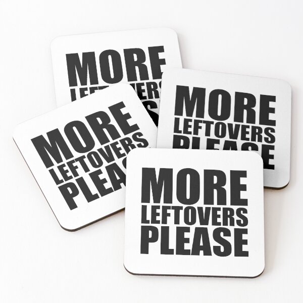 Item preview, MORE LEFTOVERS PLEASE Holiday Funny Food Design Thanksgiving Christmas designed and sold by PuddleMart.