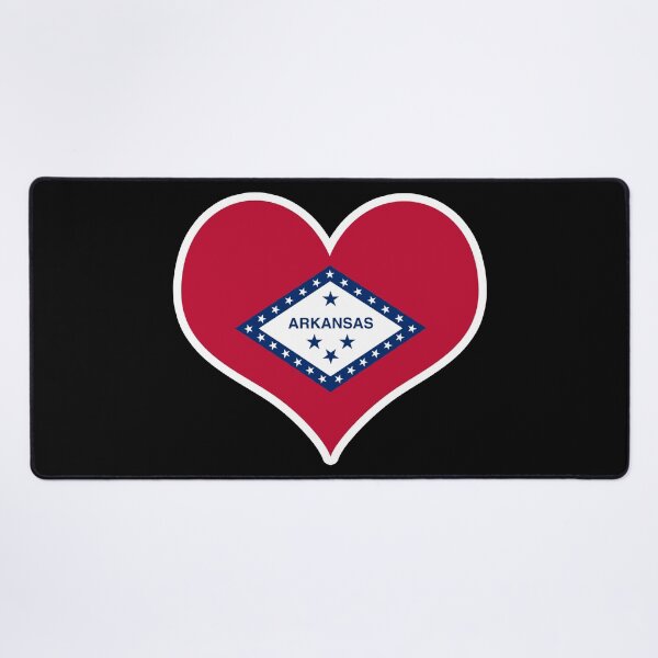 Item preview, Arkansas US State Flag Heart designed and sold by PKHalford.