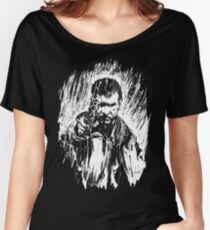 Blade Runner Rick Deckard (Version for dark t-shirts) Women's Relaxed Fit T-Shirt