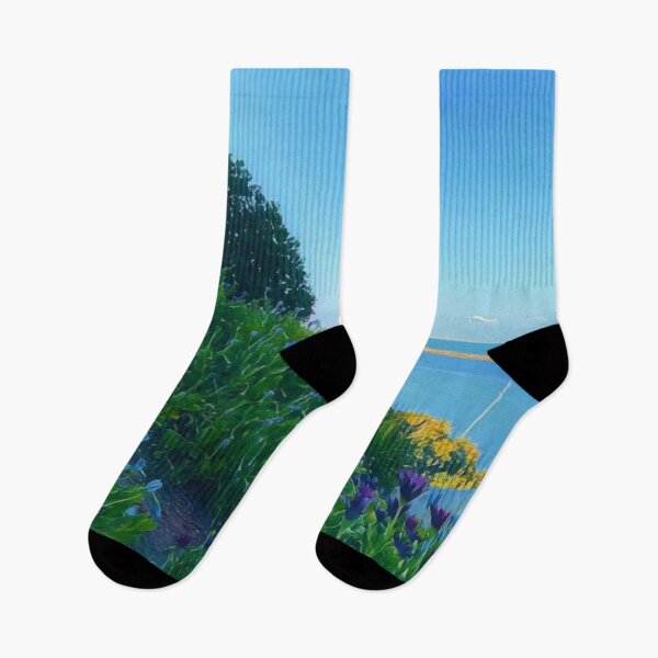 Item preview, The Jetty at Corona del Mar - Ocean and Beaches designed and sold by MistyMorningsOR.